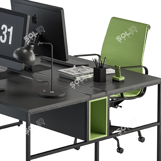 ErgoPlus Office Set 3D model image 2
