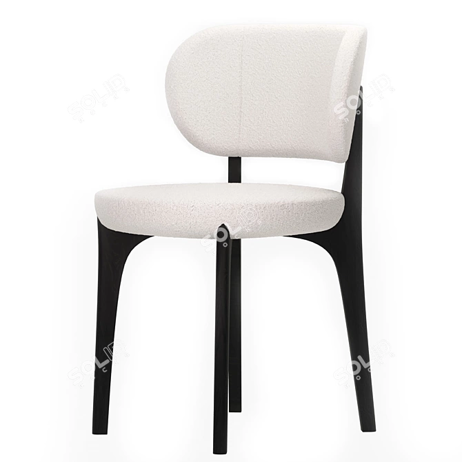 Elegant Richmond Chair by Secolo 3D model image 1