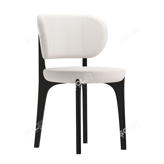 Elegant Richmond Chair by Secolo 3D model image 3