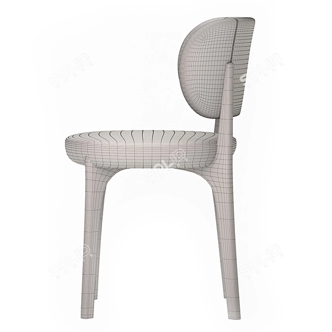 Elegant Richmond Chair by Secolo 3D model image 4