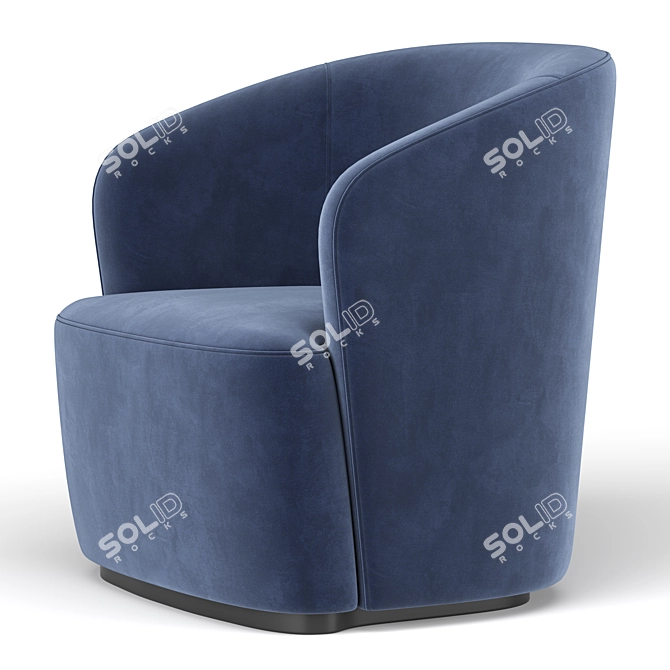 Ritz 2013 Armchair: Sleek and Stylish 3D model image 4