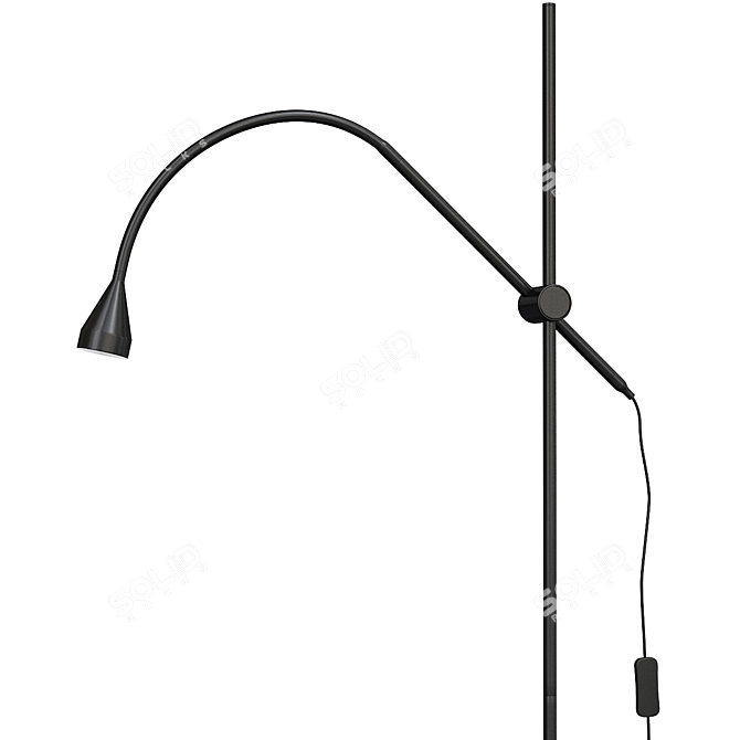 Nävlinge LED Floor Lamp 3D model image 3