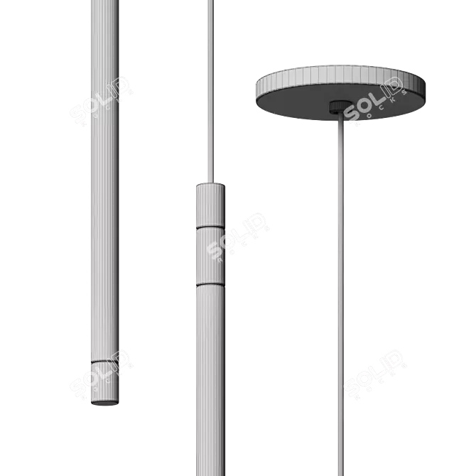 Contemporary Elegance: Motif Lighting 3D model image 3