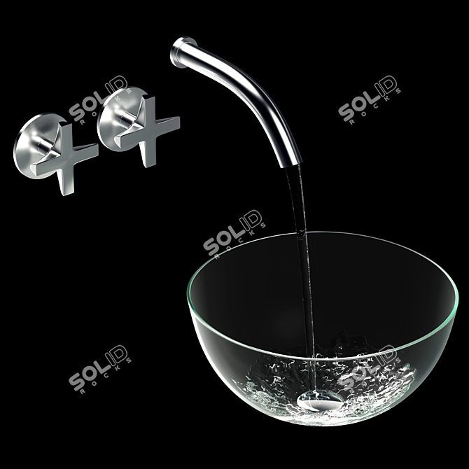 Ceadesign Faucet + Washbasin Set 3D model image 8