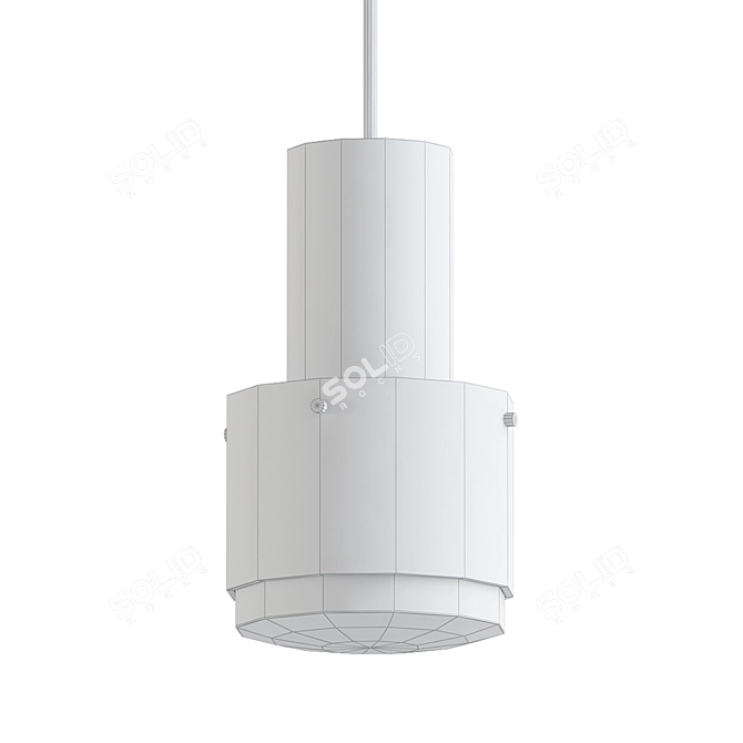 Melrose Mini Pendant: Glamorous Lighting by Martyn Lawrence Bullard 3D model image 2