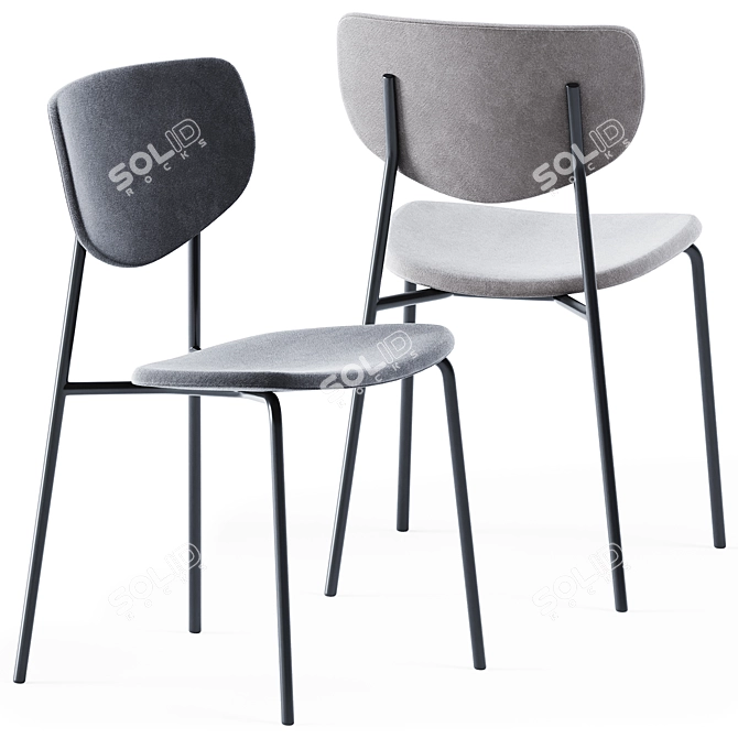 Elegant Caristo Chair SP01 3D model image 1