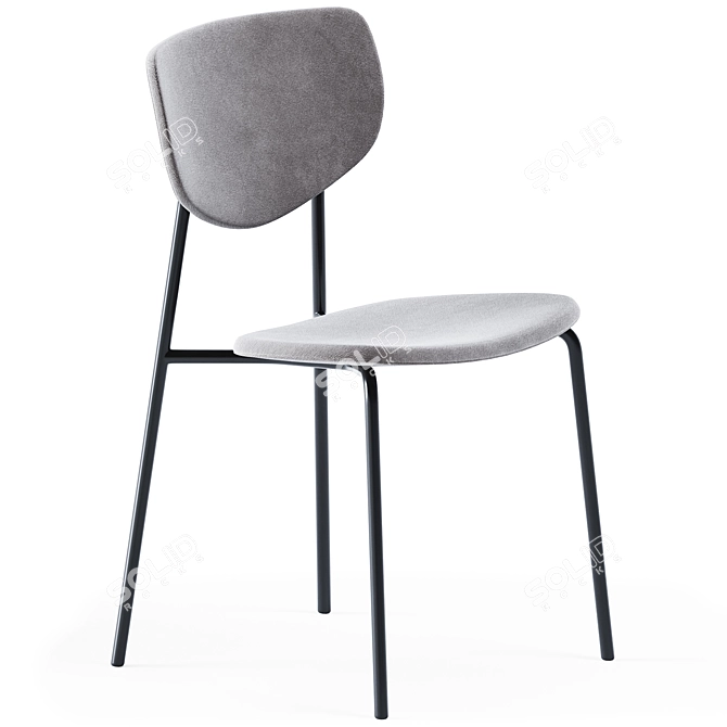 Elegant Caristo Chair SP01 3D model image 3