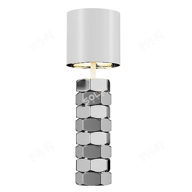 Sleek Screw Table Lamp 3D model image 1