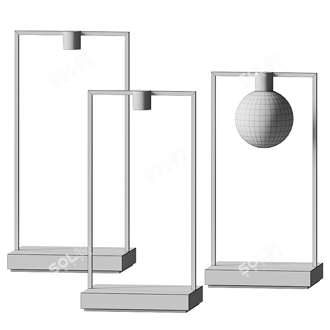 Curiosity Table Lamp by Davide Oppizzi 3D model image 2