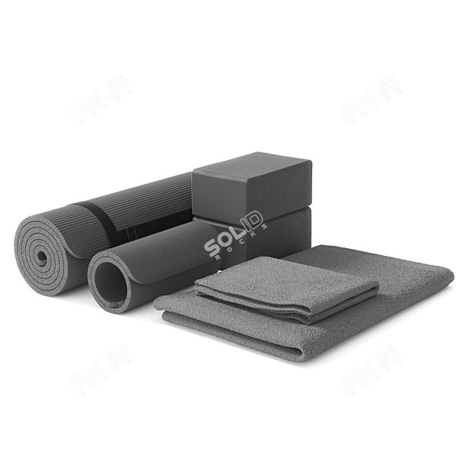 BalanceFrom Yoga Essentials Set 3D model image 4