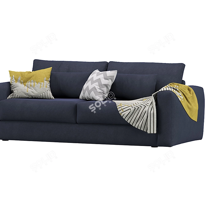 Modern Luxury Sofa Mithos - Dienne Salotti 3D model image 3