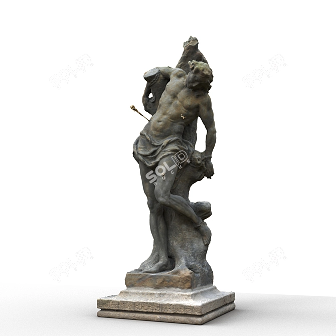 Sebastian of Karlstein Statue | Photogrammetry 3D Model 3D model image 1