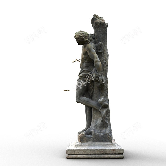 Sebastian of Karlstein Statue | Photogrammetry 3D Model 3D model image 4