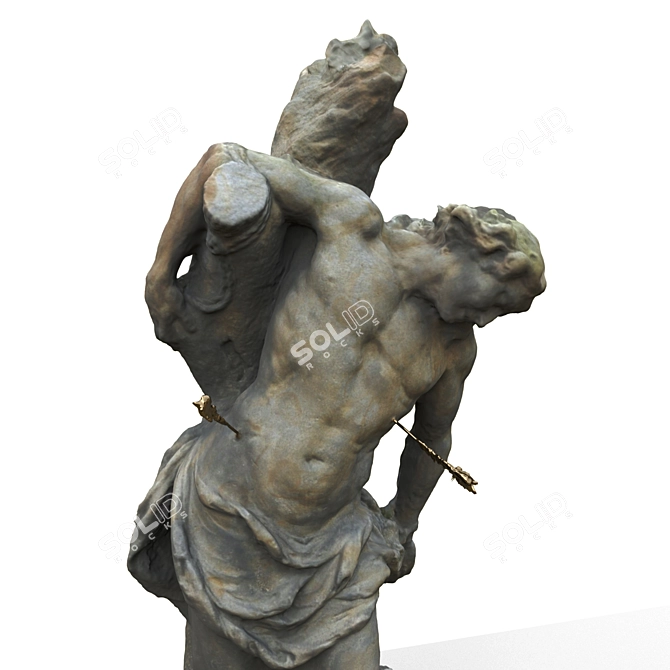 Sebastian of Karlstein Statue | Photogrammetry 3D Model 3D model image 5