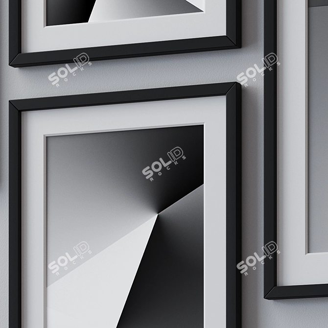 Versatile Photo Frames Set 3D model image 2