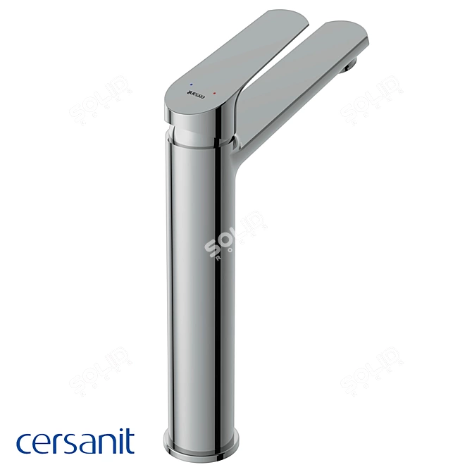 Cersanit Flavis Tall Sink Faucet - Elegant and Functional 3D model image 2