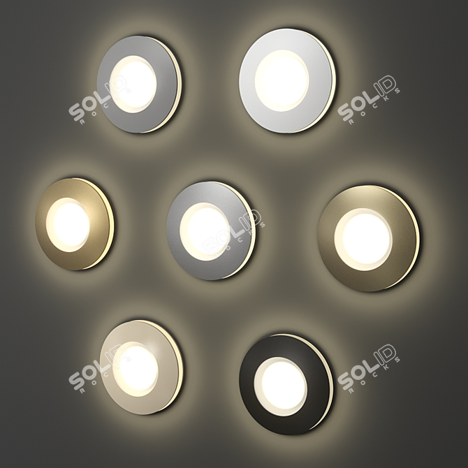 Integrated LED Stair Light - Aura IT-703 3D model image 2