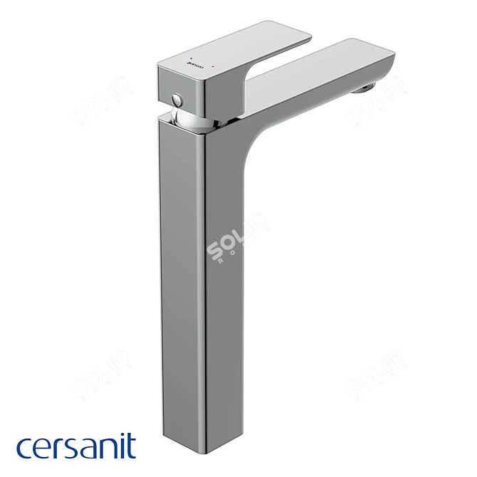 Cersanit Geo-Tall Mixer Sink - Sleek and Modern 3D model image 2