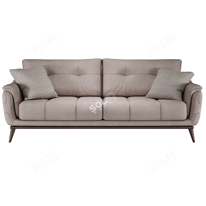 Elegant Como Sofa: Timeless Comfort 3D model image 2