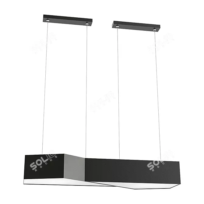 Innovative Helix 2 Pendant Light 3D model image 1