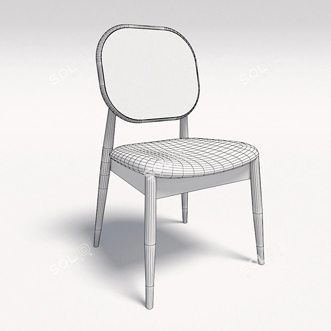 Elegant Angel Cerda DC1599 Chair 3D model image 3