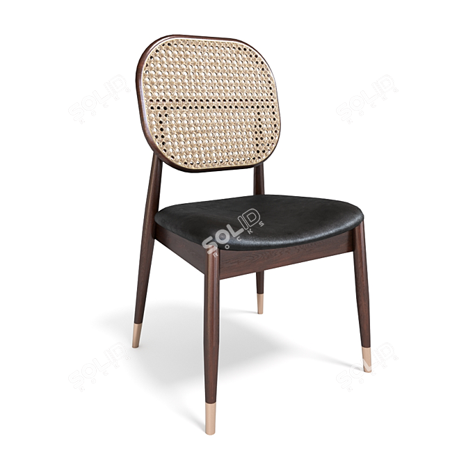 Elegant Angel Cerda DC1599 Chair 3D model image 4