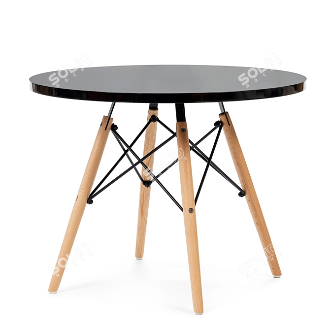 Circular Table 3D model image 2