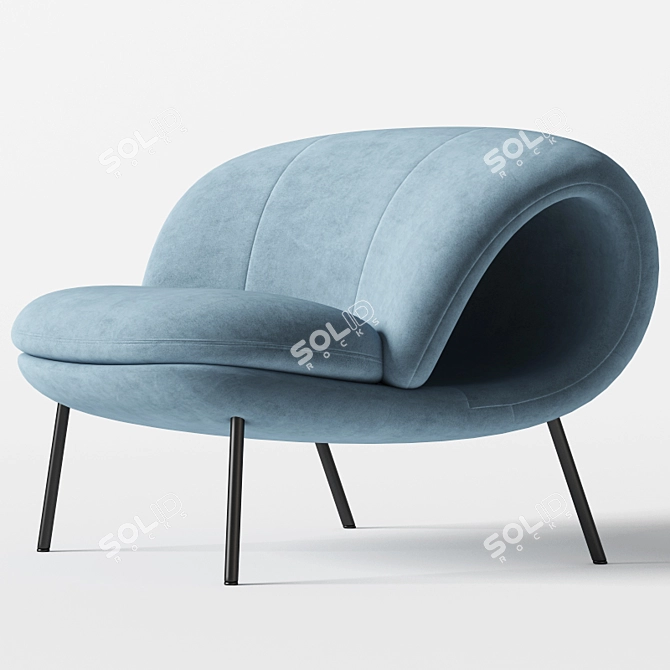 Innovative Maki Easy Chair 3D model image 1