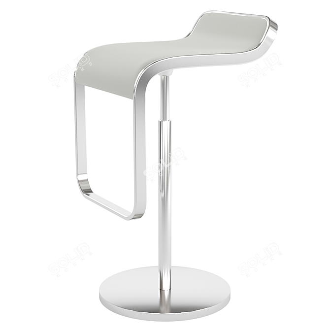 LEM Style Piston Stool - Sleek and Modern 3D model image 2