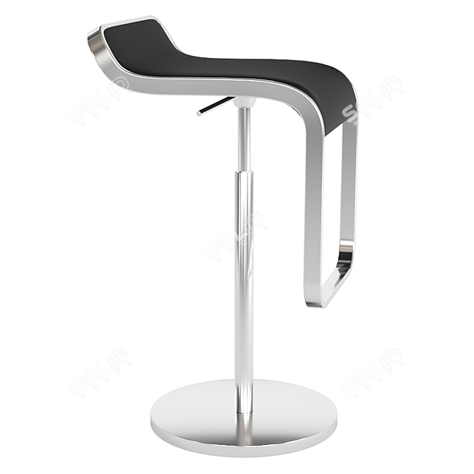 LEM Style Piston Stool - Sleek and Modern 3D model image 3
