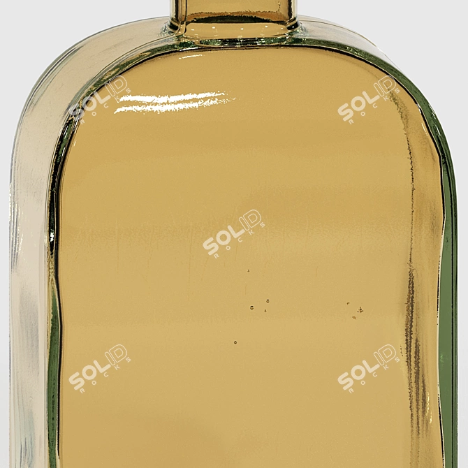 ZARA HOME Recycled Glass Bottle 3D model image 2