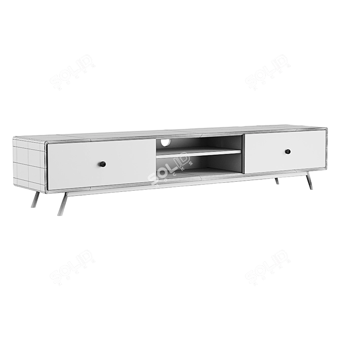 Ovelix TV Stand: Sleek and Stylish 3D model image 2