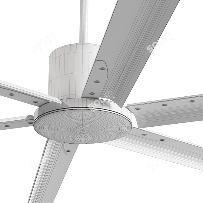 Ultimate Cooling: Andros Ceiling Fan 3D model image 7