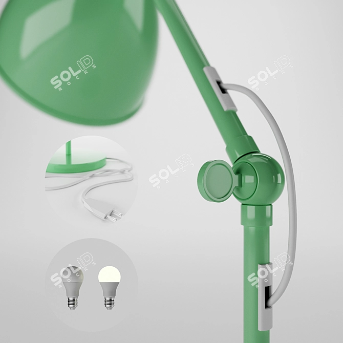 Priddy-P Color Changing Desk Lamp 3D model image 4