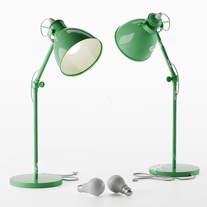Priddy-P Color Changing Desk Lamp 3D model image 6