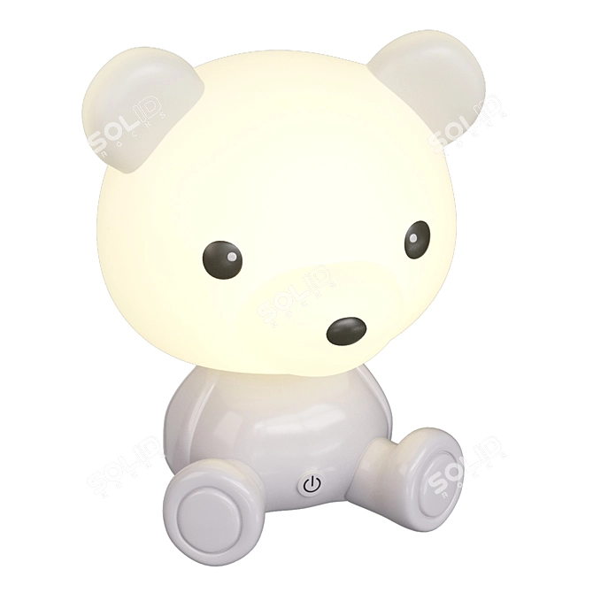 Dreamy Bear Night Light 3D model image 1