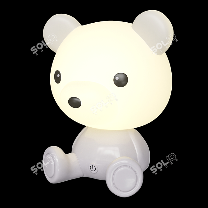 Dreamy Bear Night Light 3D model image 5