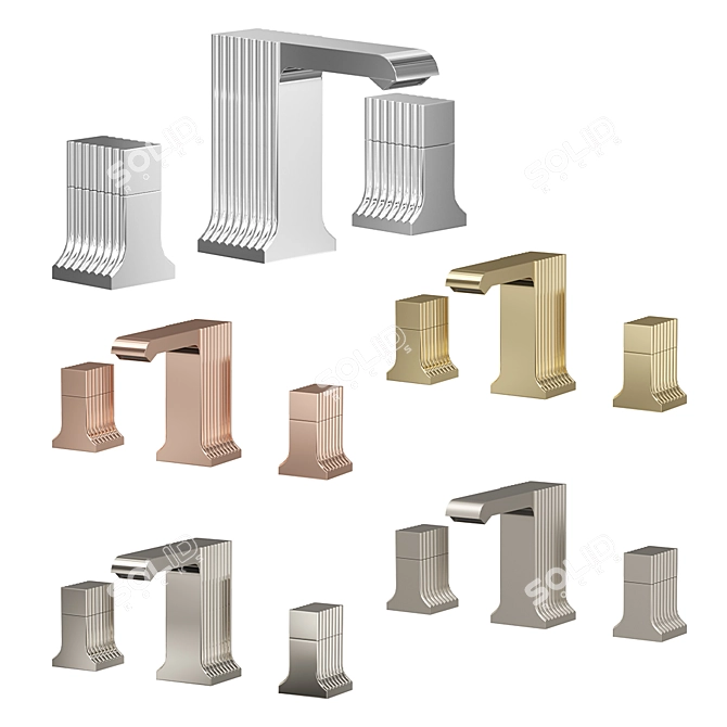 Stella Casanova Washbasin Mixer 3D model image 1
