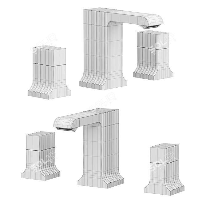 Stella Casanova Washbasin Mixer 3D model image 4