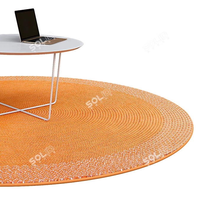 Elegant Circular Rugs | No. 205 3D model image 2