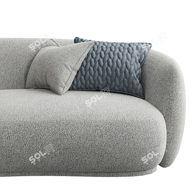 Luxurious Moroso Pacific Sofa: Stunning Design & Texture 3D model image 2