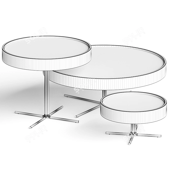 Sergio Batista Regia Coffee Tables 3D model image 3