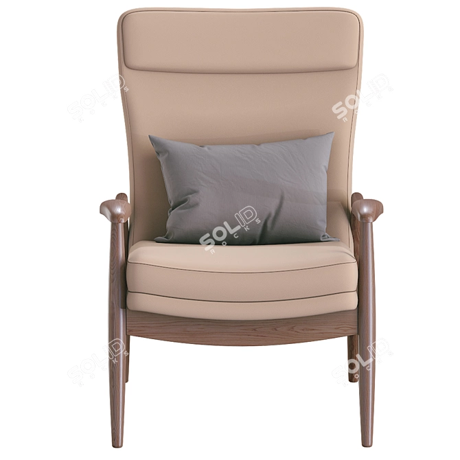 Modern Hans Armchair: Stylish & Versatile 3D model image 3