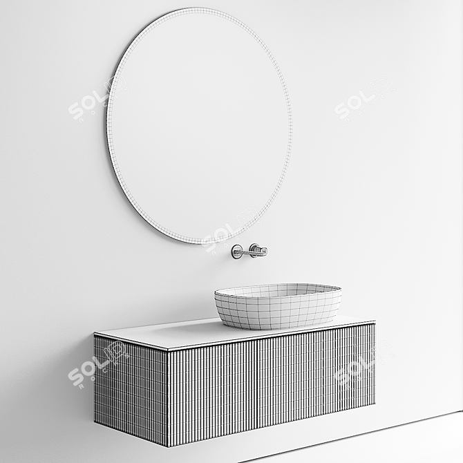 Antonio Lupi Binario 12 Vanity Set 3D model image 5