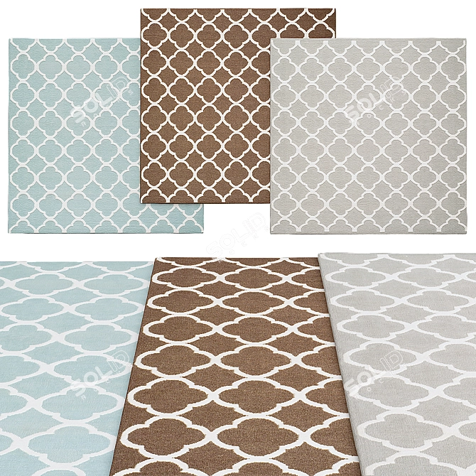 Safavieh Square Rugs | Versatile Sizes 3D model image 1