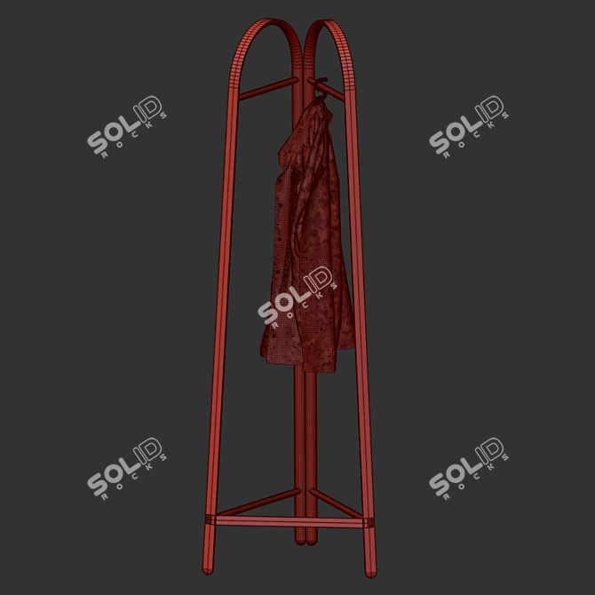 Scagerak Coat Stand - Sleek and Functional 3D model image 3