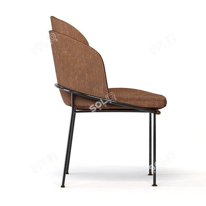 Modern Ergonomic Chair: 77.080 Polygons, UV Mapped 3D model image 3