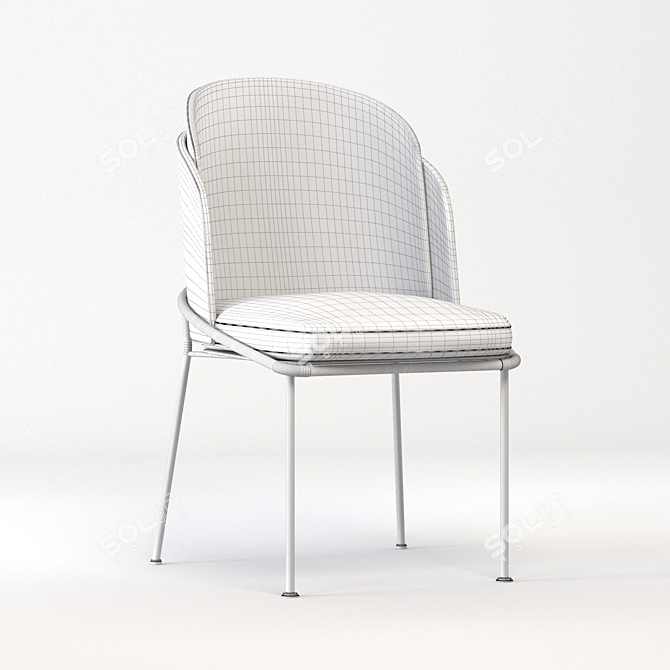 Modern Ergonomic Chair: 77.080 Polygons, UV Mapped 3D model image 5