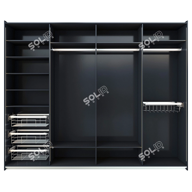 PS10 Cinetto Sliding Wardrobe 3D model image 5