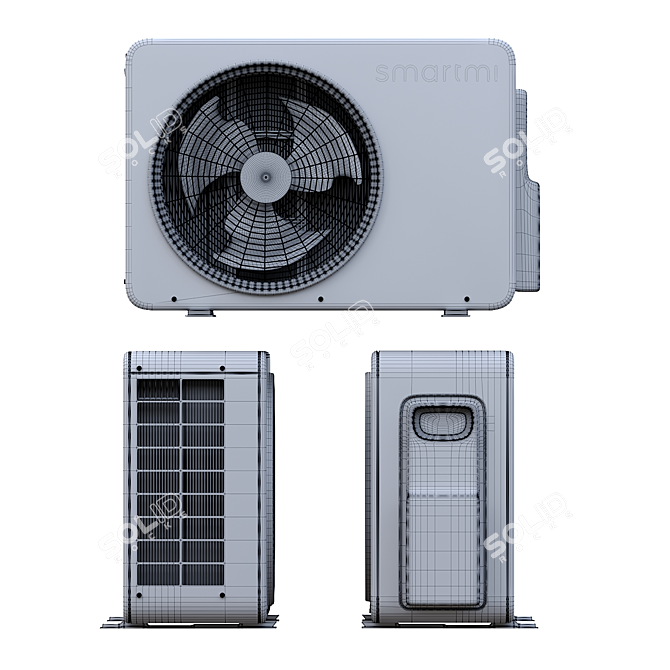 Smartmi Outside Air Conditioning 3D model image 2